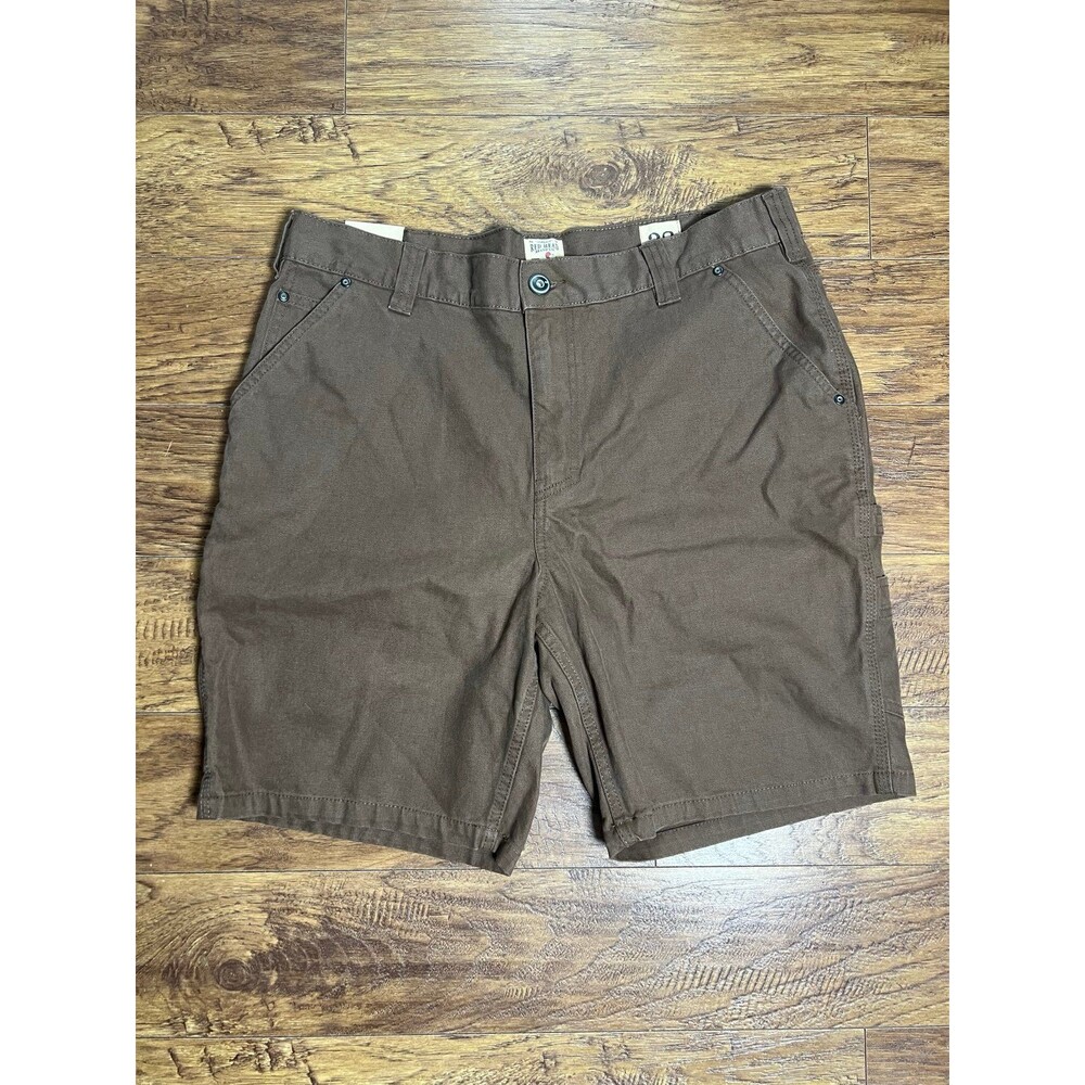RedHead Carpenter Utility Brown Heavy Duty Canvas Shorts size 38 New Hiking Work
